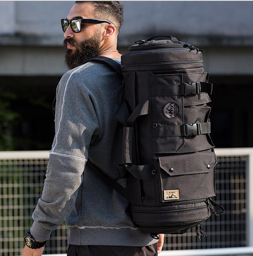 Streetwear Brand Backpack - Рюкзак мужской KAKA, многофункциональный, из ткани