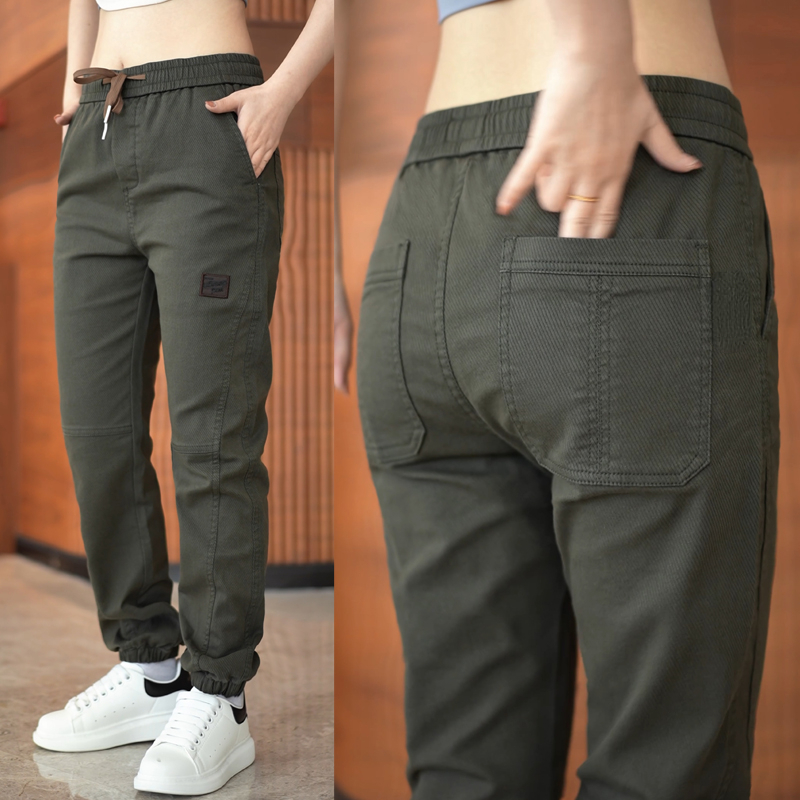 Streetwear Brand Fashion - Тонкие эластичные модные повседневные мужские брюки,