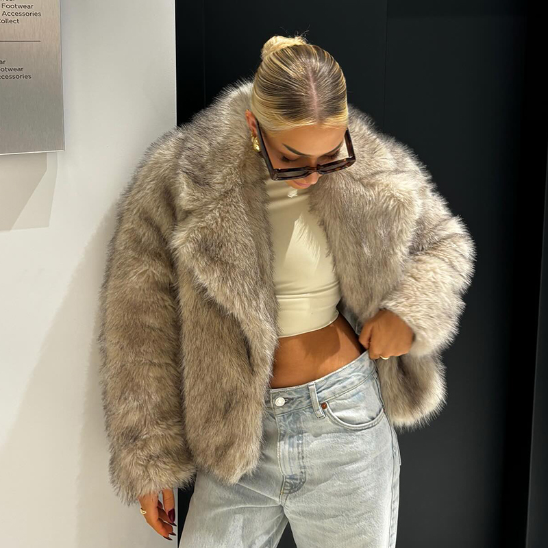 Стильная женская куртка из иск – обзор и цена Streetwear Brand Fashion