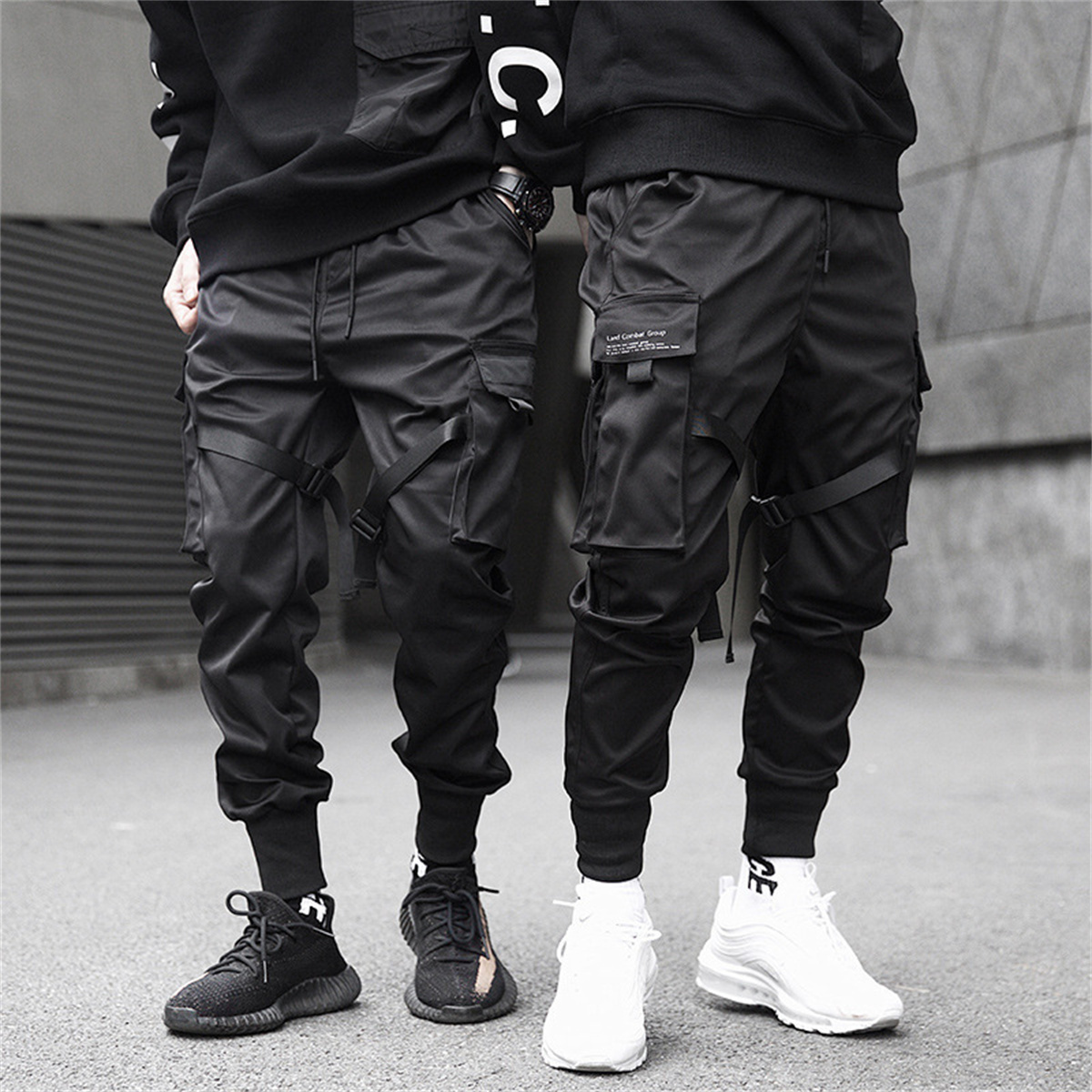 Черные брюки-карго в стиле хип – обзор и цена Streetwear Brand
