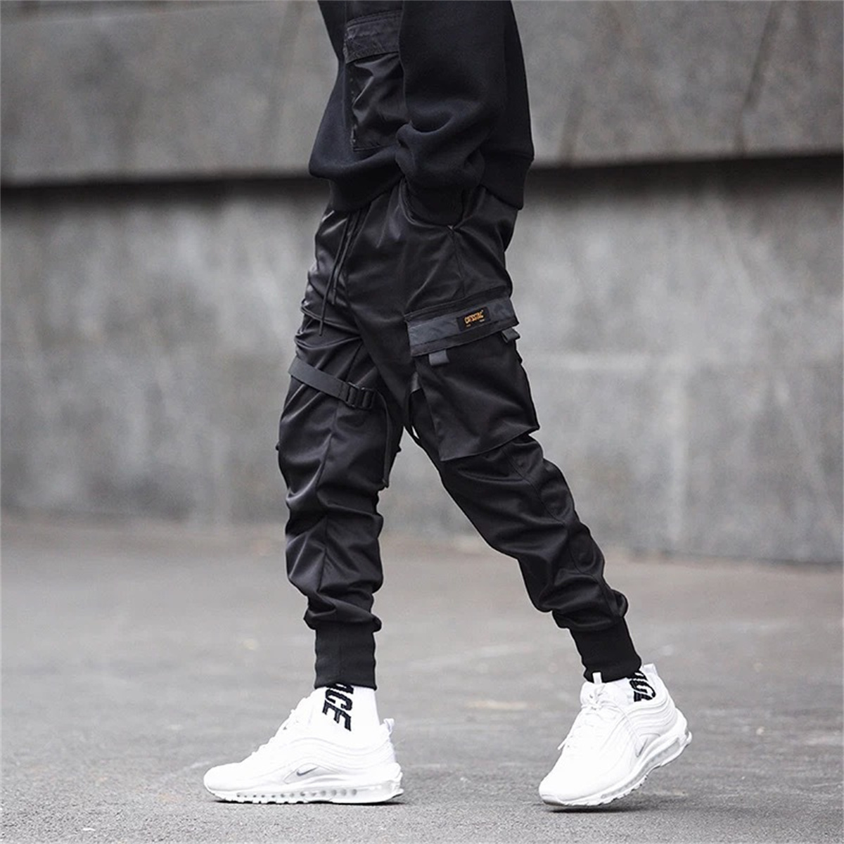 Черные брюки-карго в стиле хип – обзор и цена Streetwear Brand
