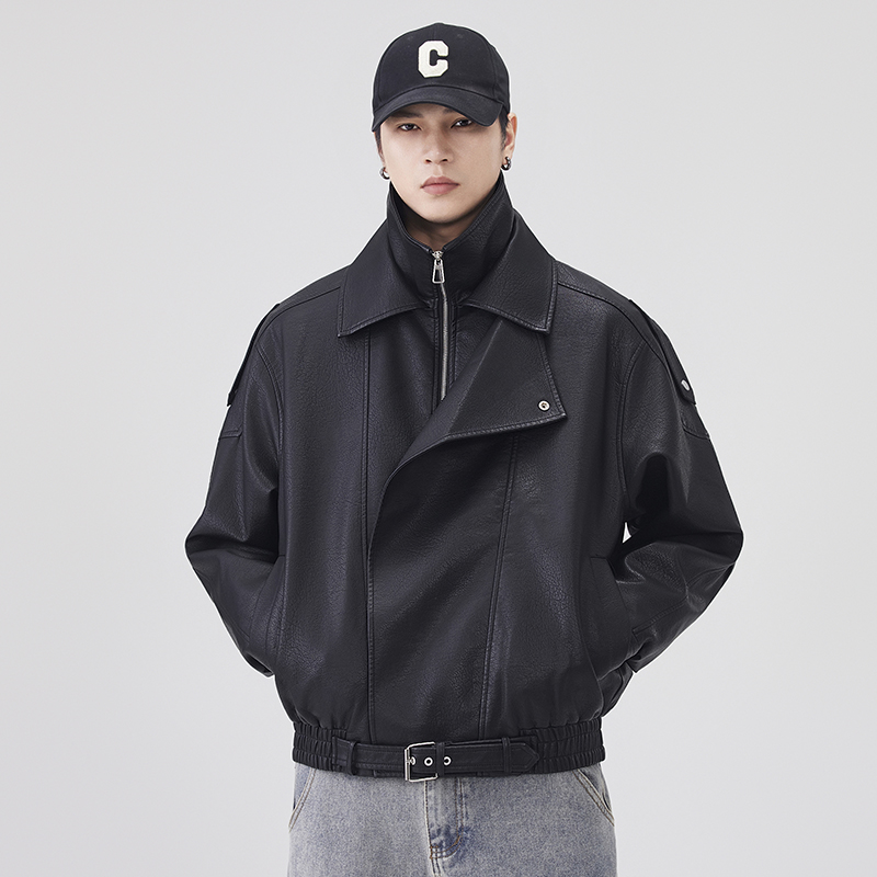 Осенне-зимняя кожаная куртка,  – обзор и цена Streetwear Brand Fashion